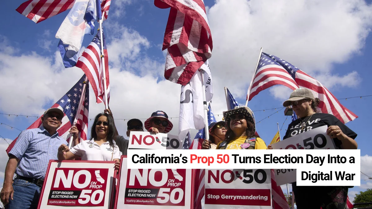 California’s Prop 50 Turns Election Day Into a Digital War
